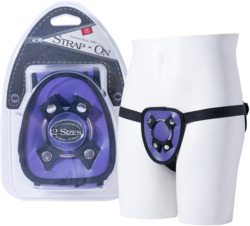 ⛓ FETISH — A Little Pain, A Lot of Pleasure: 3C - PURPLE STRAPON HARNESS - FNF051**