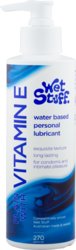 🧴 SLIDE INTO IT — Massage & Lubes: 8A - WET STUFF VITAMIN E PUMP 270G - 38060**