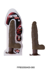 Vibrating Dongs: 1B - FUKTION CUP VIBRATING 9" SUCTION DONG - FPBG050A00**