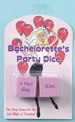 👯‍♀️ HENS NIGHT GAMES: 7A - BACHELORETTE PARTY DICE - NVS32**