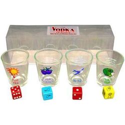 🍻 Party Games with Mates: 6B - VODKA LOVERS SHOT GLASS AND DRINKING GAME - BG-D104**