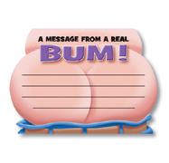 ✍️ Write it, Gift It: 8 - PAD -  A Message From A Real Bum - NP03**