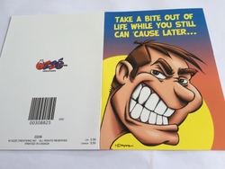 💌 Greeting Cards: 4B - GCARD - TAKE A BITE OUTTA LIFE .... - 1312