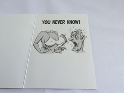 💌 Greeting Cards: 4B - GCARD - TAKE A BITE OUTTA LIFE .... - 1312