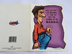 💌 Greeting Cards: 4B - GCARD - SINCE YOU CAN'T STOP BRAGGING ..... - 1269