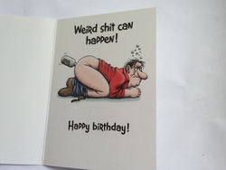 💌 Greeting Cards: 4B - GCARD - SEX AND ALCOHOL DONT MIX - 1275