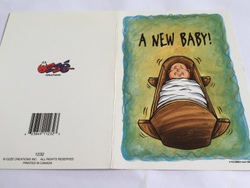💌 Greeting Cards: 4B - GCARD - A NEW BABY - 1232