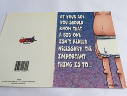 💌 Greeting Cards: 4B - GCARD - AT YOUR AGE, YOU SHOULD..... - 1324