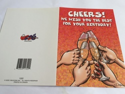💌 Greeting Cards: 4B - GCARD - CHEERS WE WISH YOU .... - 1322