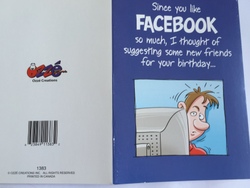 💌 Greeting Cards: 4B - GCARD - SINCE YOU LIKE FACEBOOK .... - 1383
