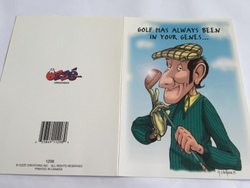 💌 Greeting Cards: 4B - GCARD - GOLF HAS ALWAYS BEEN ... 1298