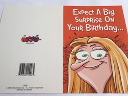 💌 Greeting Cards: 4B - GCARD - EXPECT A BIG SURPRISE ... - 1296