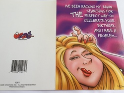 💌 Greeting Cards: 4B - GCARD - IVE BEEN RACKING MY BRAIN - 1261