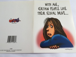 💌 Greeting Cards: 4B - GCARD - WITH AGE CERTAIN PEOPLE LOSE ... - 1260