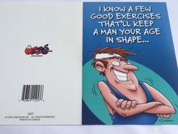 💌 Greeting Cards: 4B - GCARD - I KNOW A FEW GOOD EXERCISES ... - 1257