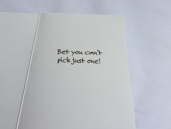Cards - Greeting: 8B - GCARD - BET YOU CANT.... - 1349