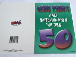 💌 Greeting Cards: 4B - GCARD - WEIRD THINGS START HAPPENING .... - 1305