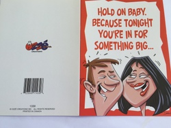 Cards - Greeting: 8B - GCARD - HOLD ON BABY ... - 1439