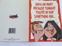 💌 Greeting Cards: 4B - GCARD - HOLD ON BABY ... - 1439