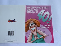 Cards - Greeting: 8B - GCARD - THE GOOD NEWS IS .... 1335