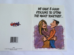 💌 Greeting Cards: 4B - GCARD - WE HAVE 5 GOOD REASONS ... 1286