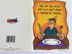 Cards - Greeting: 8B - GCARD - THEY SAY THE FASTEST WAY.... 1280