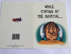 Cards - Greeting: 8B - GCARD - WHILE STAYING IN HOSPITAL.... 1251
