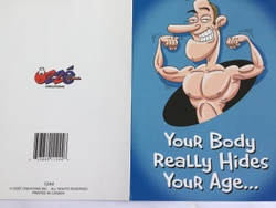 Cards - Greeting: 8B - GCARD - YOUR BODY REALLY HIDES ... 1244