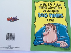 💌 Greeting Cards: 4B - GCARD - SOME SAY MEN... - 1365