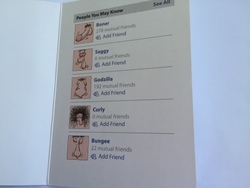 💌 Greeting Cards: 4B - GCARD - SINCE YOU LIKE FACEBOOK.... - 1382