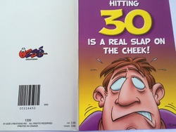💌 Greeting Cards: 4B - GCARD - HITTING 30 IS A REAL SLAP... - 1330