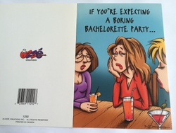Cards - Greeting: 8B - GCARD - IF YOU'RE EXPECTING A BORING.... - 1292
