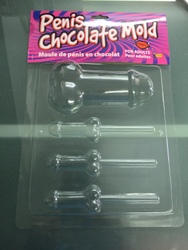Moulds & Trays: 10A - PENIS CHOCOLATE MOULD - 7027