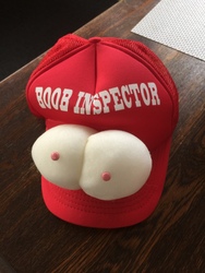🧢 CAPS OFF!: 5B - BOOB INSPECTOR CAP - E89-H18**