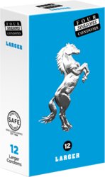 🛡 SAFE & SEXY — Condoms: 8A - FOUR SEASONS - LARGER 12 - FS-LG-12**