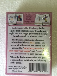Cards - (playing And Games): 4C - BACHELORETTE BAR CHALLENGE - NVS30 **