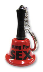 Bells & Horns: 5A - BELL KEY CHAIN - RING FOR SEX - KEY-07**