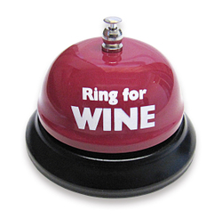 Bells & Horns: 5A - TABLE BELL - RING FOR WINE  - TB-BELL**