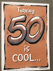 Cards - Greeting: 8B - GCARD - TURNING 50 IS COOL... - 1240