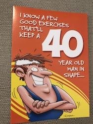 Cards - Greeting: 8B - GCARD - I KNOW A FEW GOOD EXERCISES - 40 .... 1266