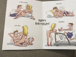 💌 Greeting Cards: 4B - GCARD - I KNOW A FEW GOOD EXERCISES - 40 .... 1266