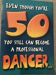 💌 Greeting Cards: 4B - GCARD - EVEN THOUGH YOU'RE 50 ..... - 1306