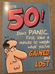 💌 Greeting Cards: 4B - GCARD - YOU'RE 50! DON'T PANIC... - 1393