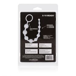 🧵 Beads & Booty Things: 2C - PLATINUM  X-10 ANAL BEADS - SE-1199-05 LAST ONE
