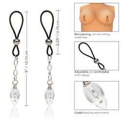 ⛓ FETISH — A Little Pain, A Lot of Pleasure: 4A - NIPPLE PLAY JEWELRY - SE-2615-15**