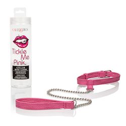 ⛓ FETISH — A Little Pain, A Lot of Pleasure: 4A - TICKLE ME PINK COLLAR & LEASH - SE-2730-20