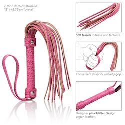 ⛓ FETISH — A Little Pain, A Lot of Pleasure: 6A - TICKLE ME PINK FLOGGER - SE-2730-30**