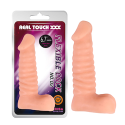 🍆 The Real Deal: 3A - REAL TOUCH - 6.7" FLEXIBLE COCK NO.2 - CN-103056433
