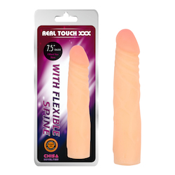 🍆 The Real Deal: 3A - REAL TOUCH -  FLEXIBLE SPINE DONG 7.5" - CN-103038031