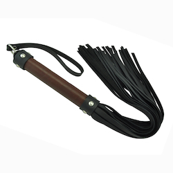 🐾 WILD HIDE — Handcrafted Exotic Leather Fetish Gear: WILD - SADDLERS WHIP LONG - 506-2**